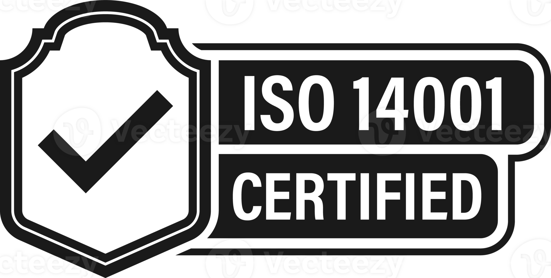 ISO certified set stamp and labels. Quality management system certified png