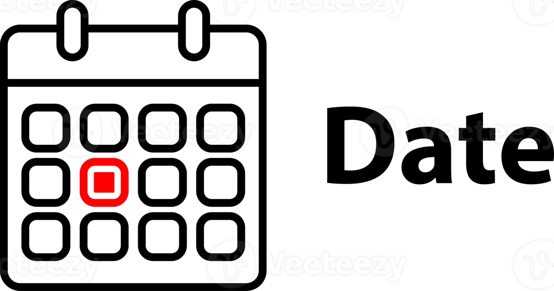 Address, date, time icons. Event elements. Location place, date reminder png