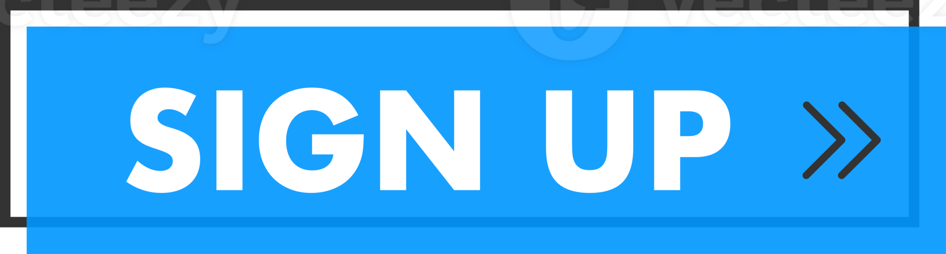 Set of Sign up button. Hand pointer clicking. Sign up web buttons png