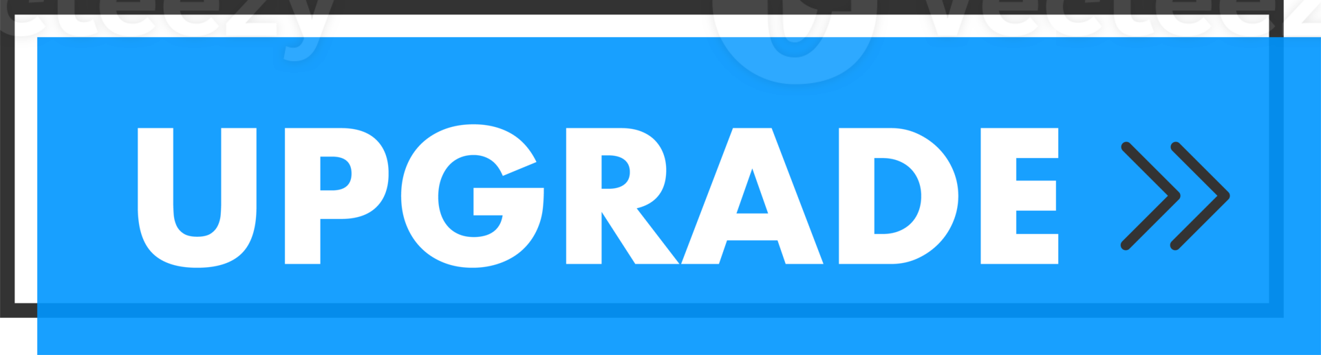 Set of upgrade button. Hand pointer clicking. Upgrade web buttons png