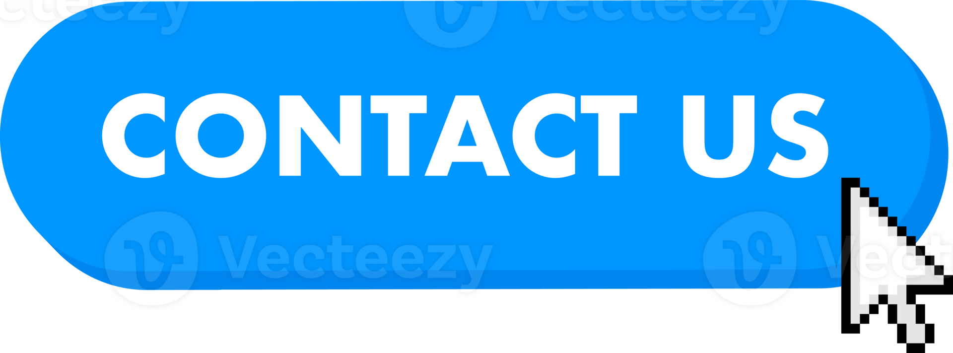 Set of Contact us button. Hand pointer clicking. Contact us web buttons png