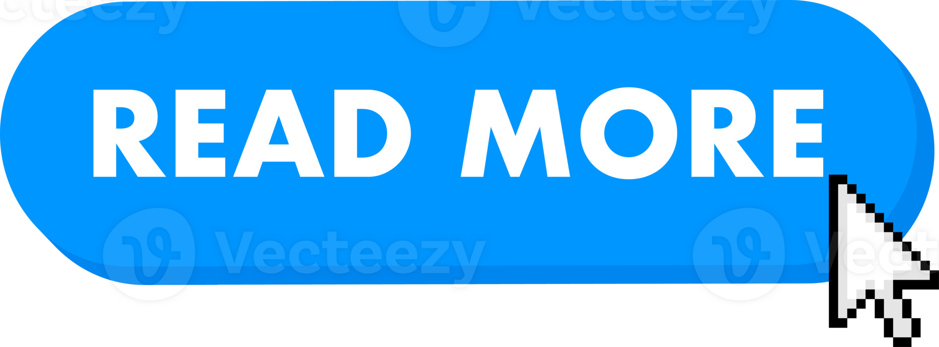 Set of read more button. Hand pointer clicking. read more web buttons png