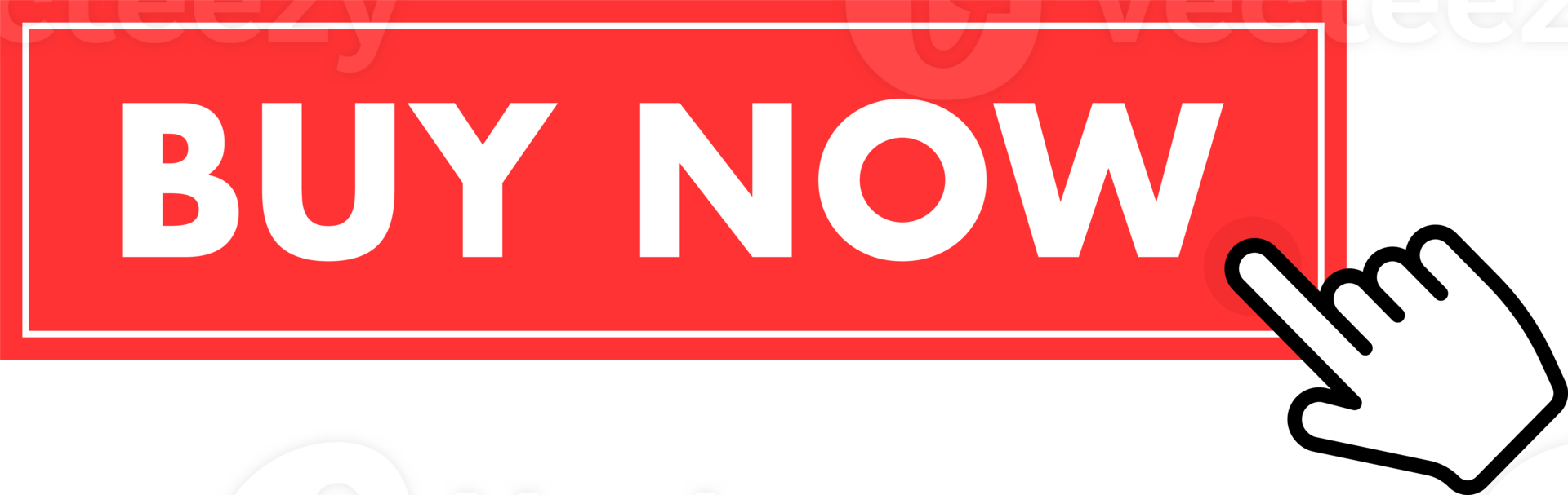 Set of buy now button. Hand pointer clicking. Buy now web buttons png