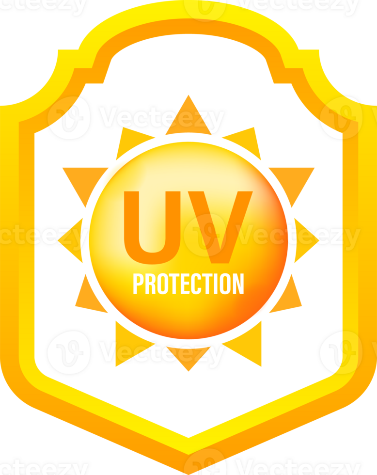 Bright illustration of a stylized sun inside a shield, symbolizing png