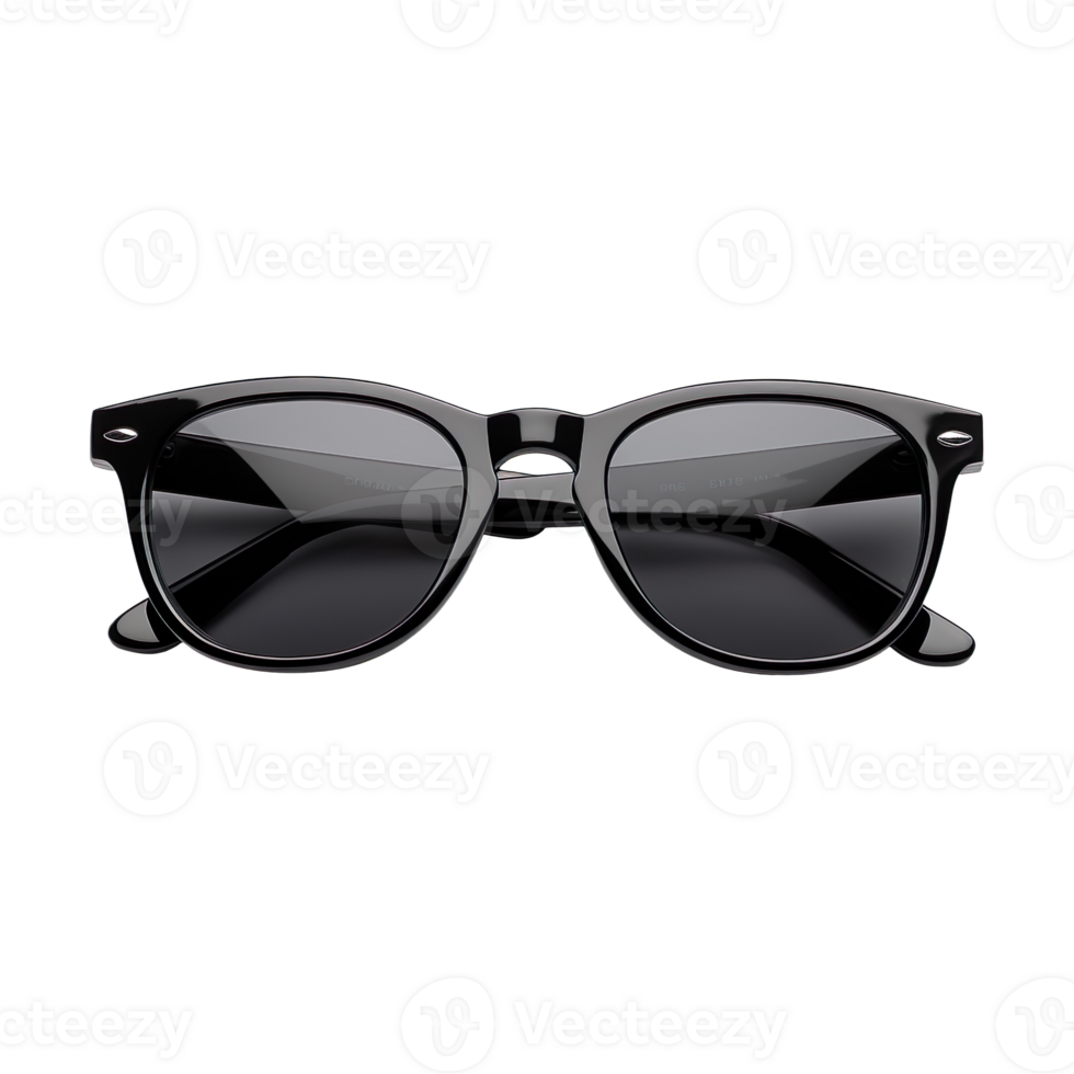 Black sunglasses isolated on transparent background png