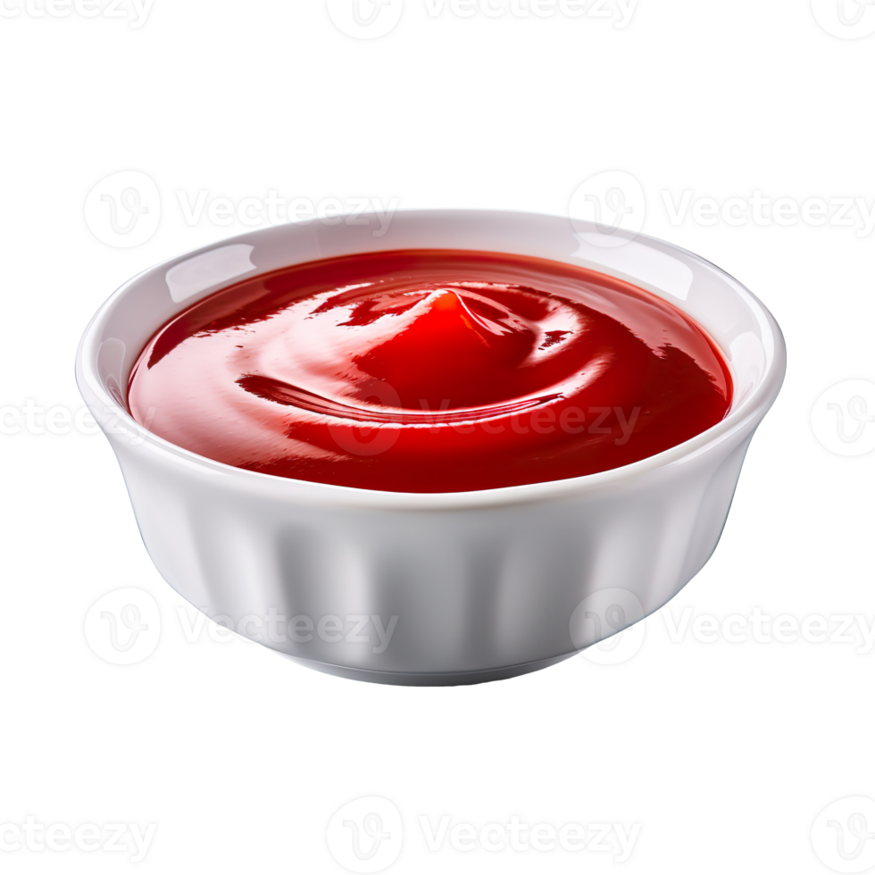 Bowl with sauce isolated on transparent background png