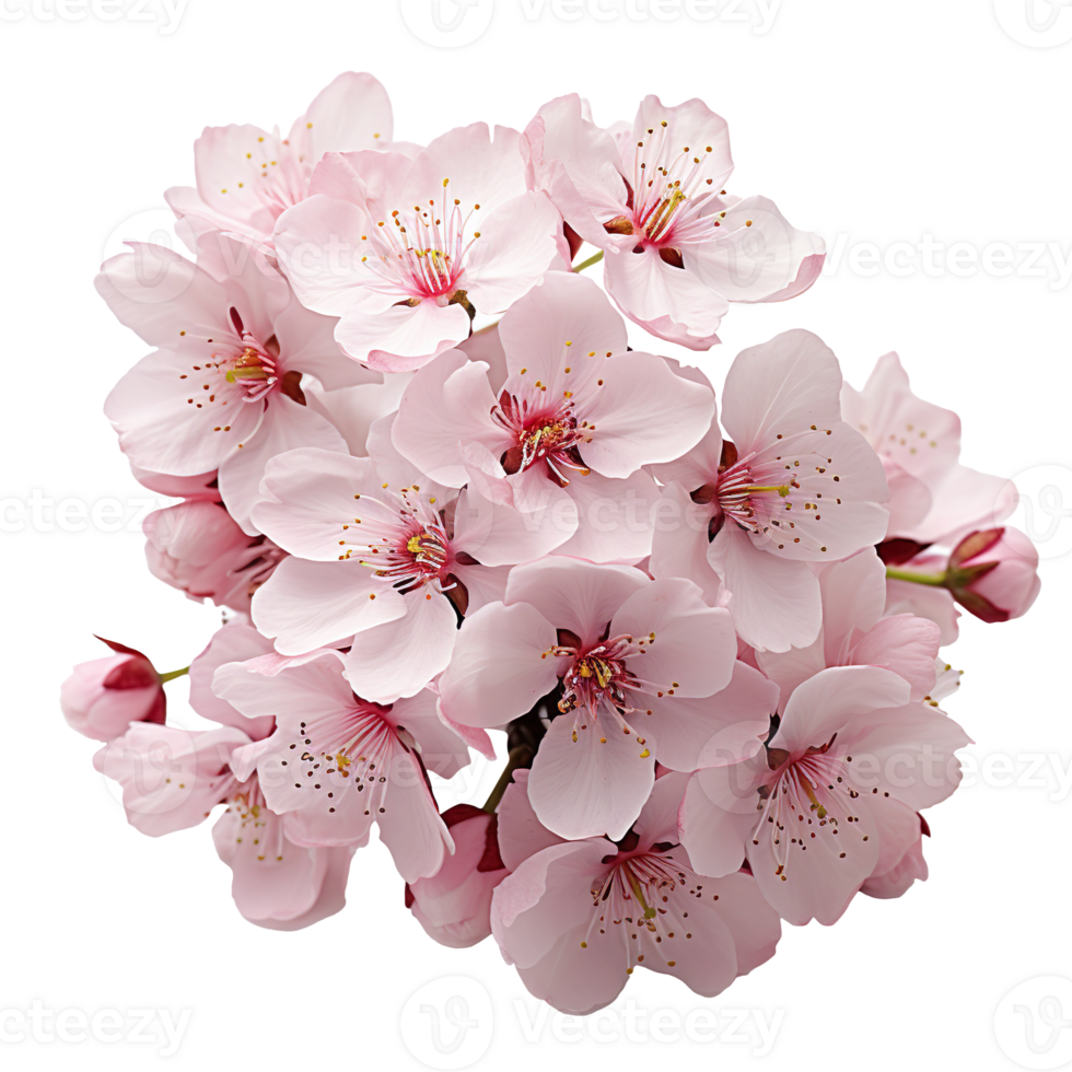 Cherry flower isolated on transparent background png