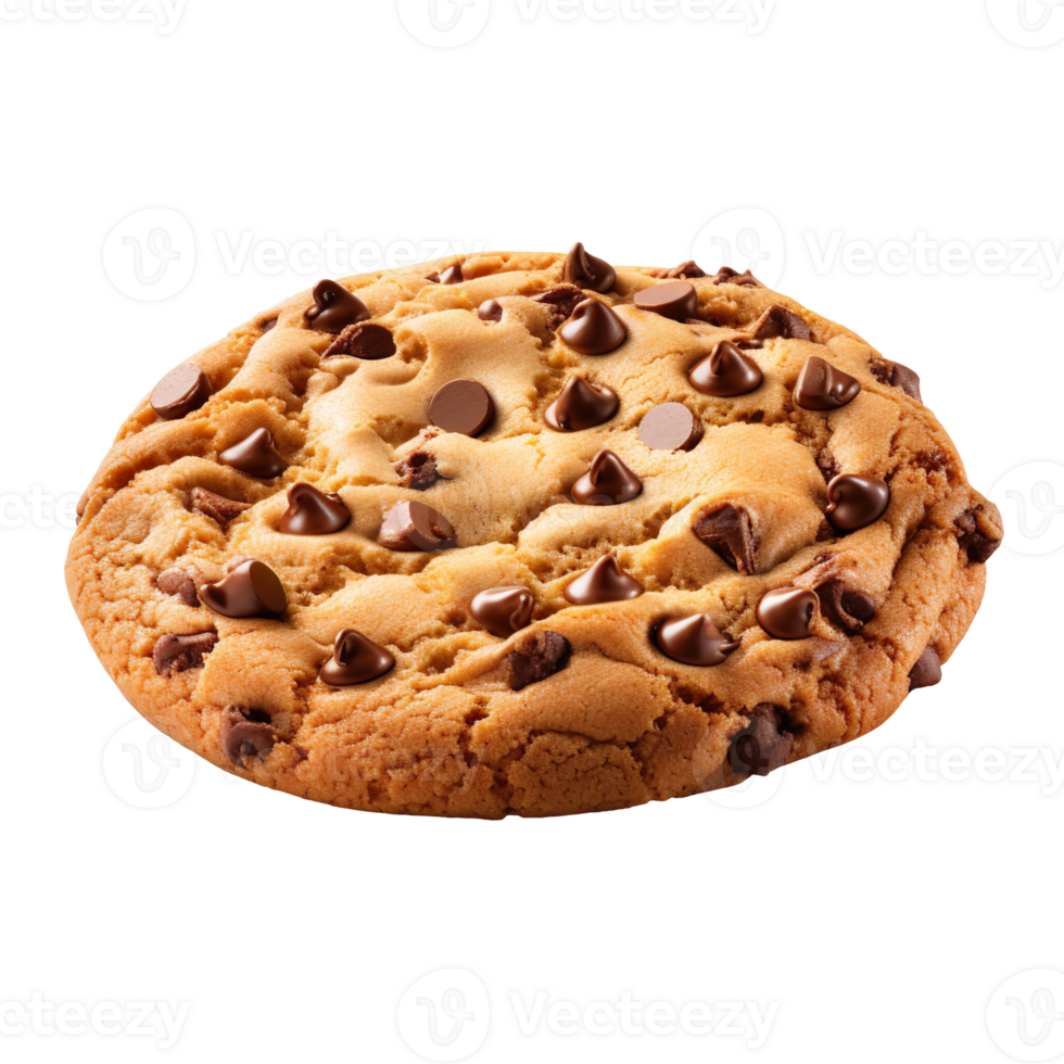 Chocolate Chip Cookie isolated on transparent background png
