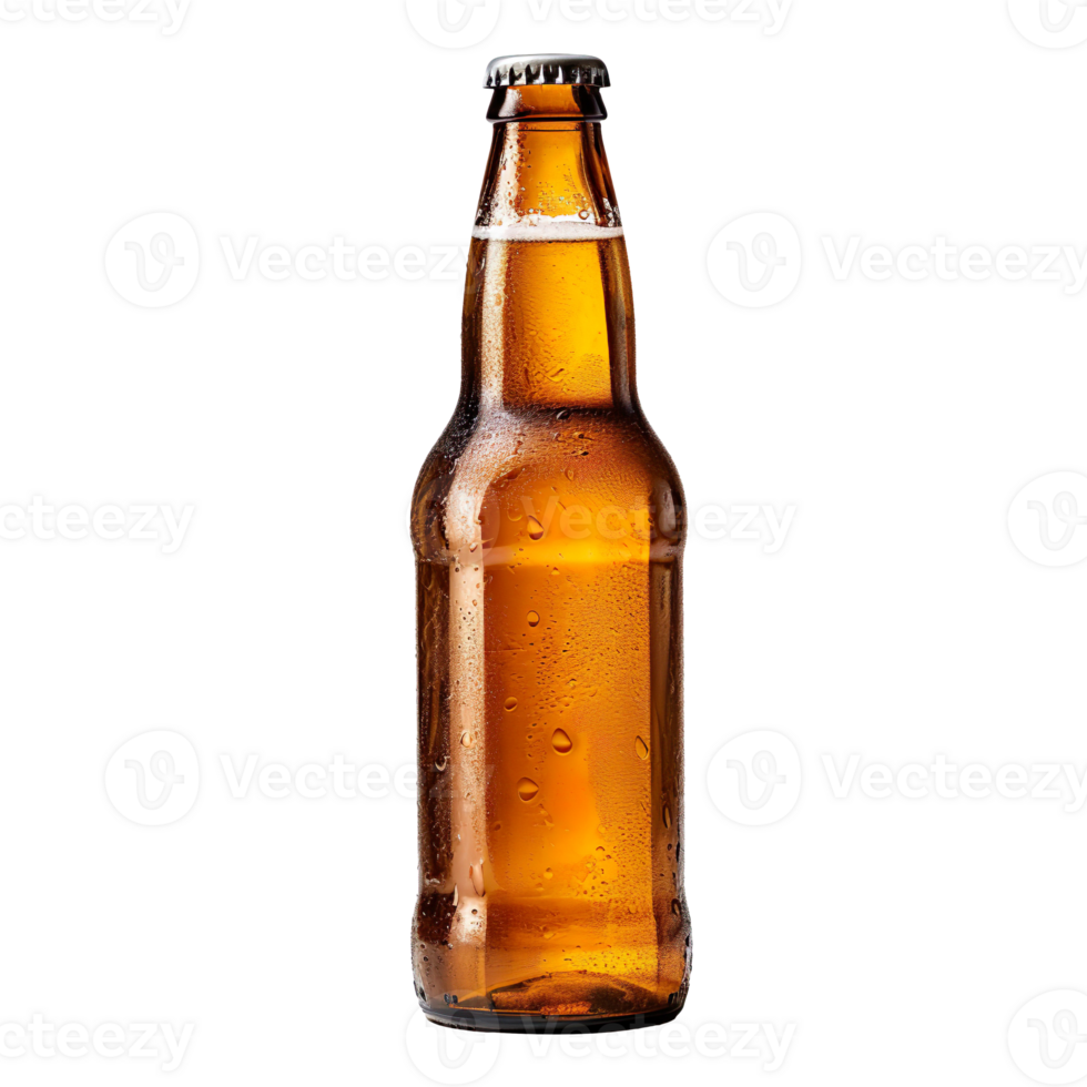 bottle of beer isolated on transparent background png