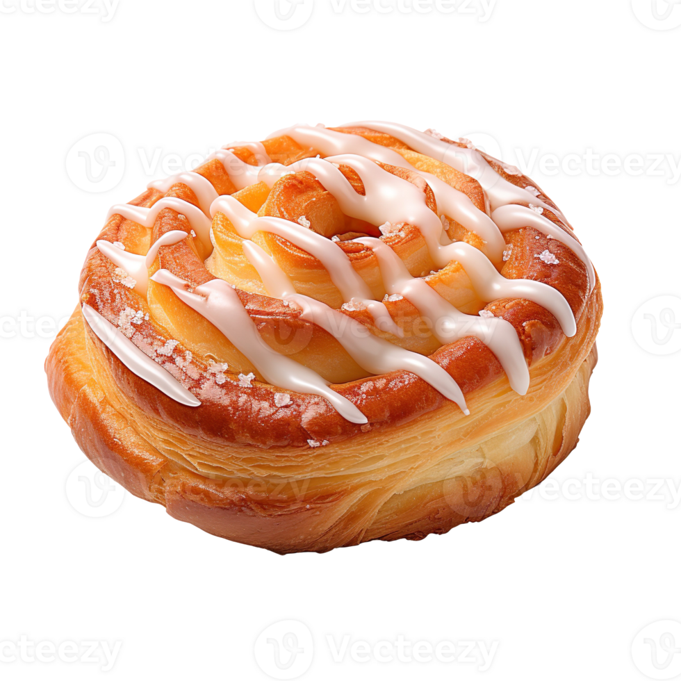 danish pastry isolated on transparent background png
