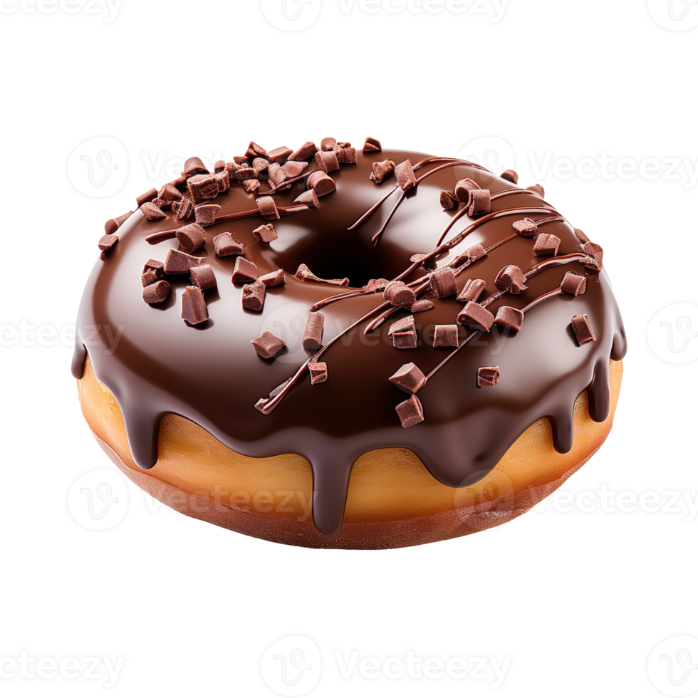 chocolate rosquinha isolado em transparente fundo png