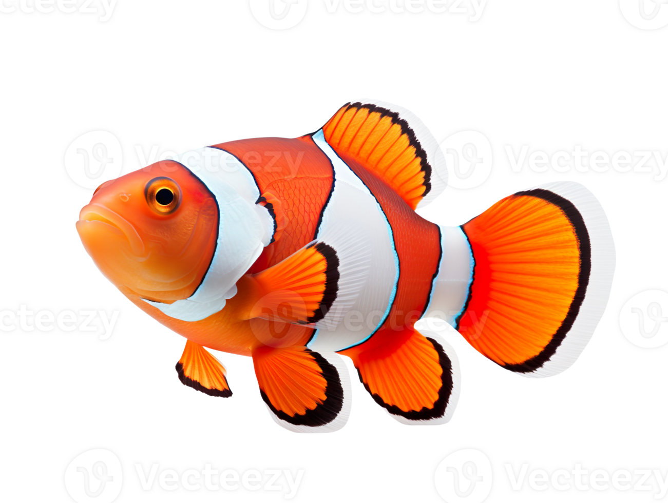 Clownfish isolated on transparent background png
