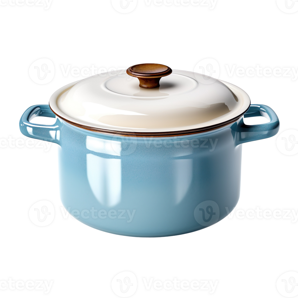 Copped pan with lid isolated on transparent background png
