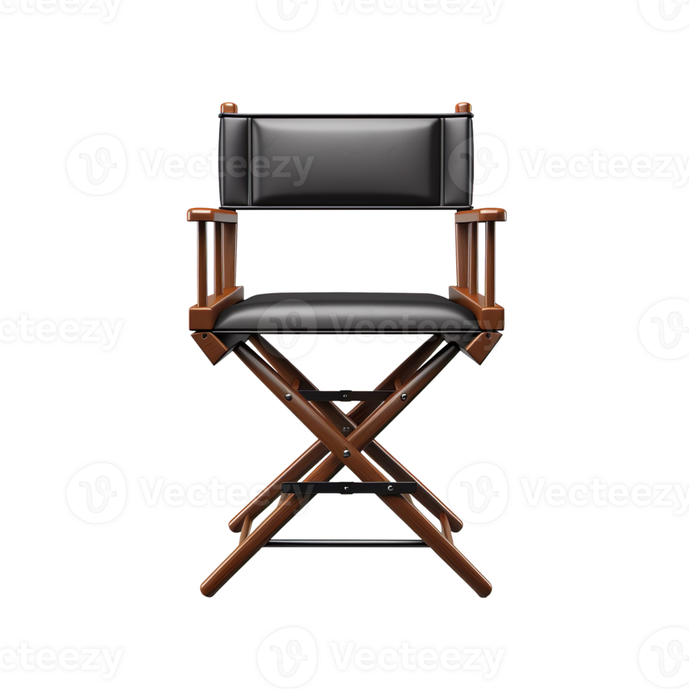 Director chair isolated on transparent background png