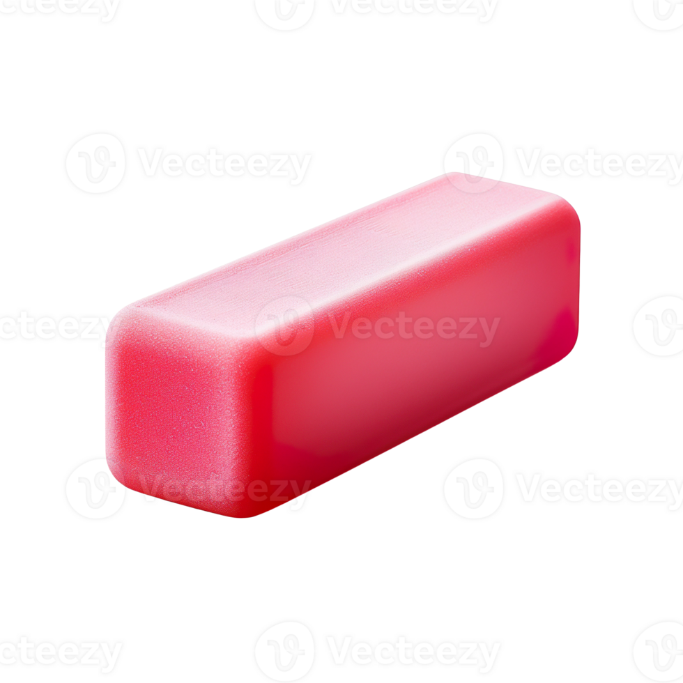 Eraser isolated on transparent background png