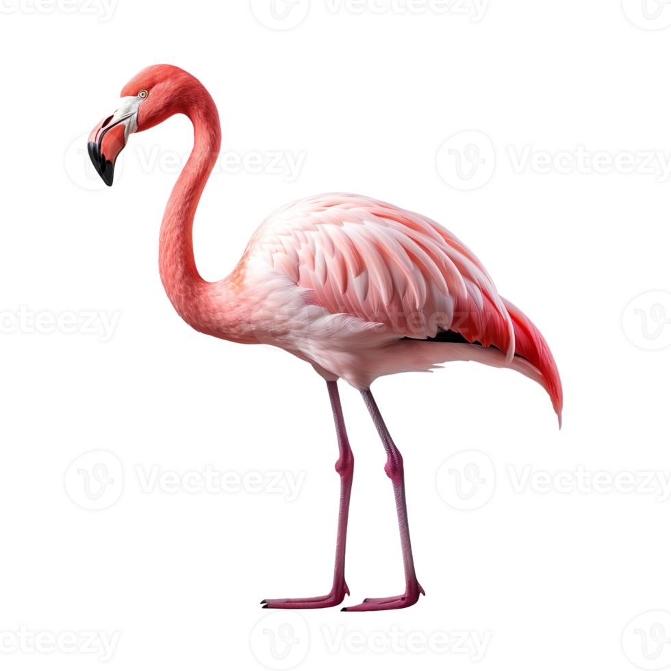 Flamingo isolated on transparent background png
