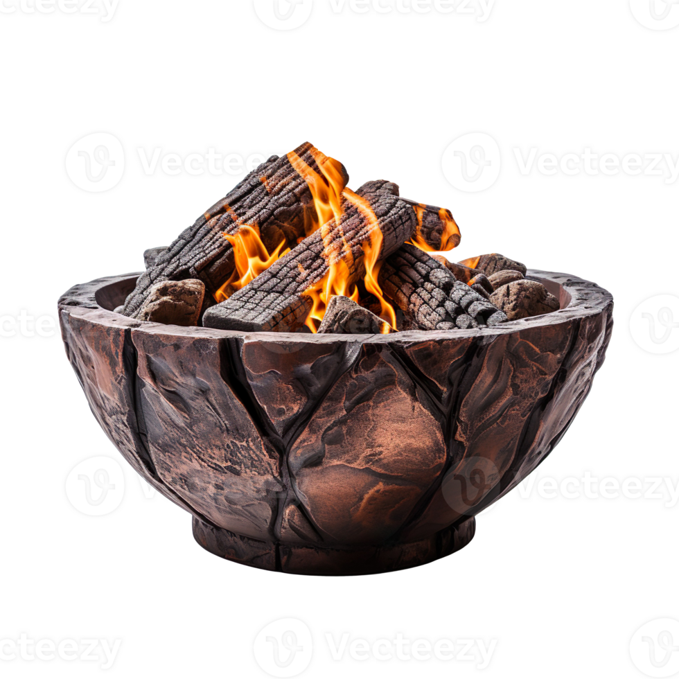fogo Cova isolado em transparente fundo png