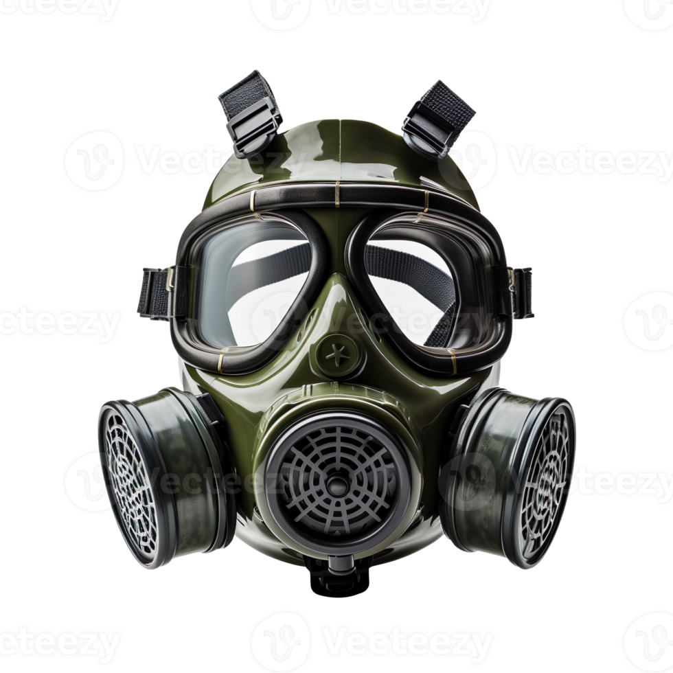 Gas Mask isolated on transparent background png