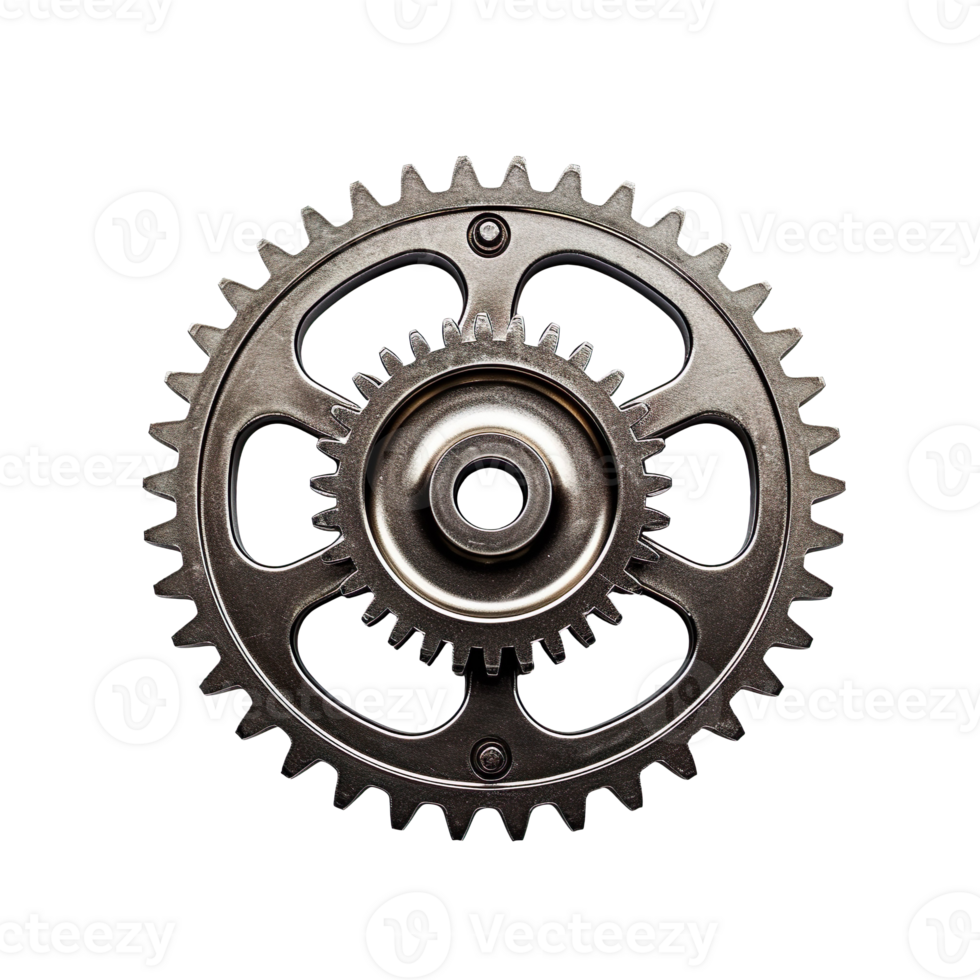 Gear isolated on transparent background png