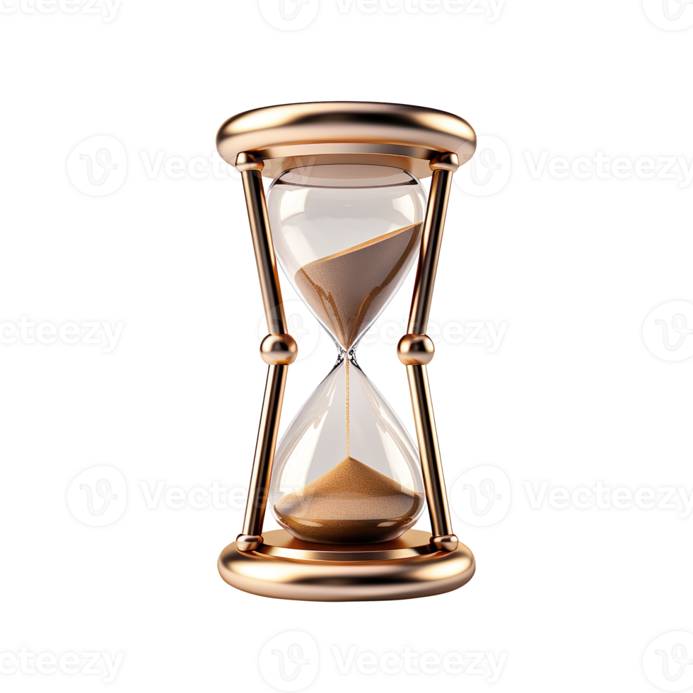 Sanduhr isoliert auf transparent Hintergrund png