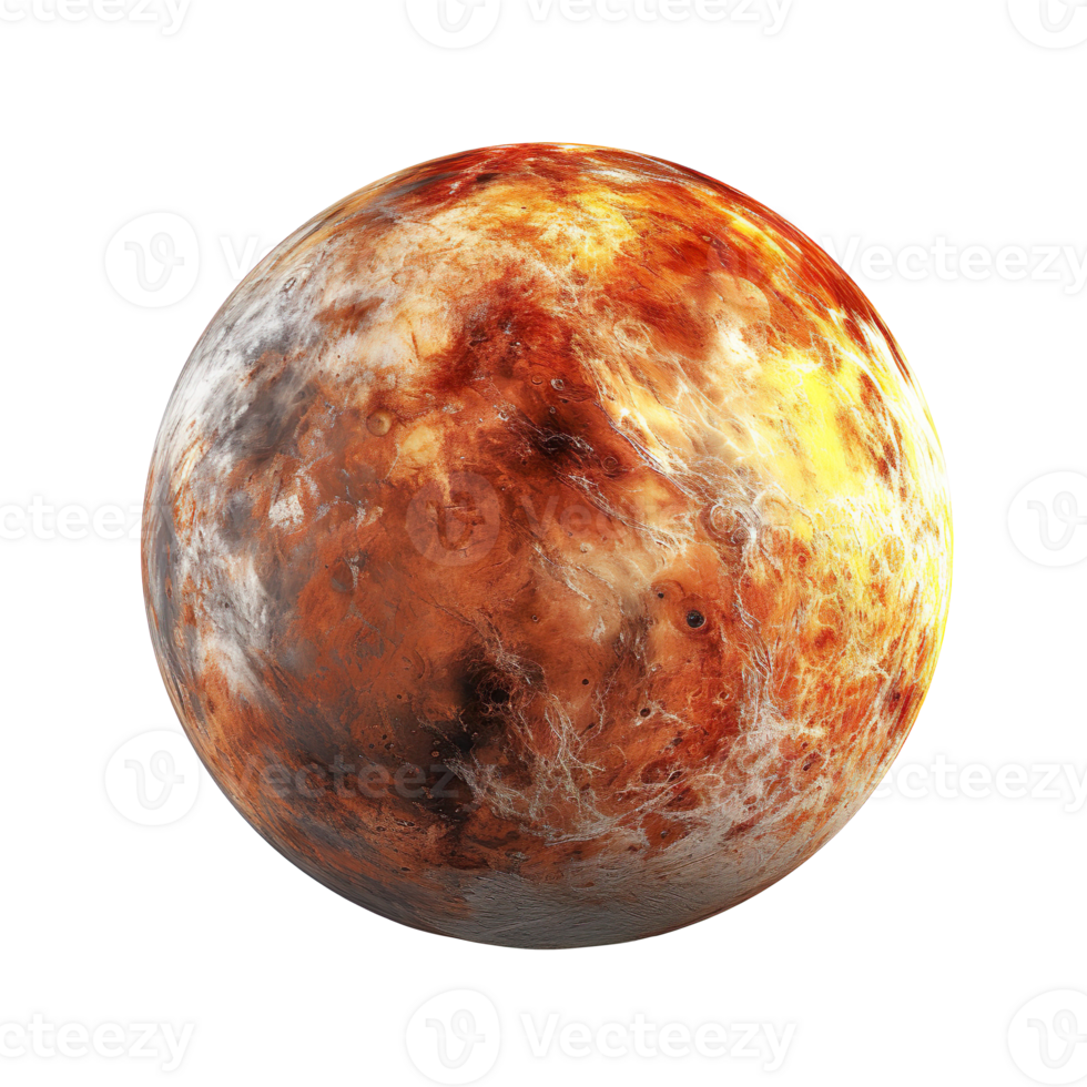 Mercury Planet isolated on transparent background png