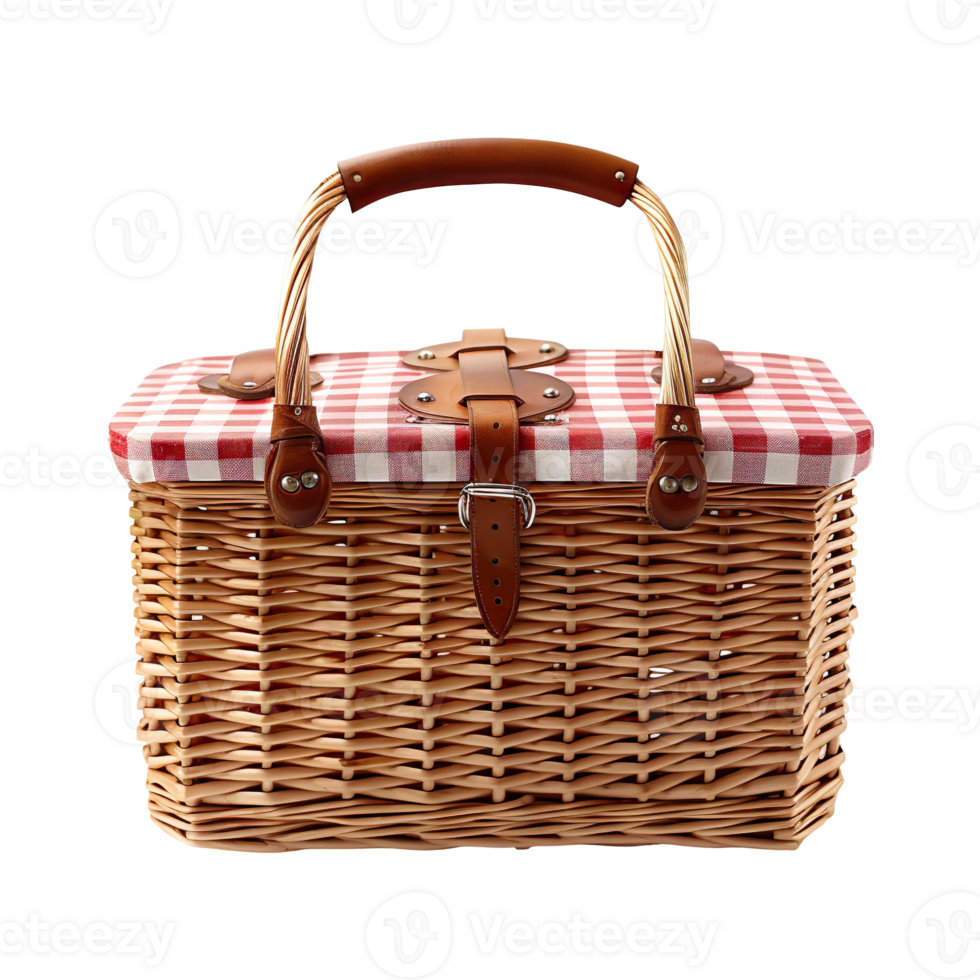 Picnic Basket isolated on transparent background png
