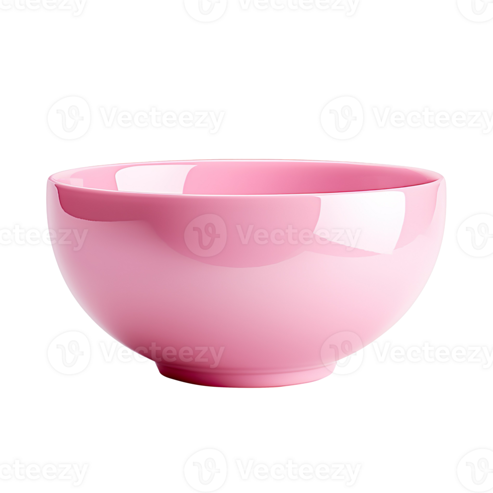pink bowl isolated on transparent background png
