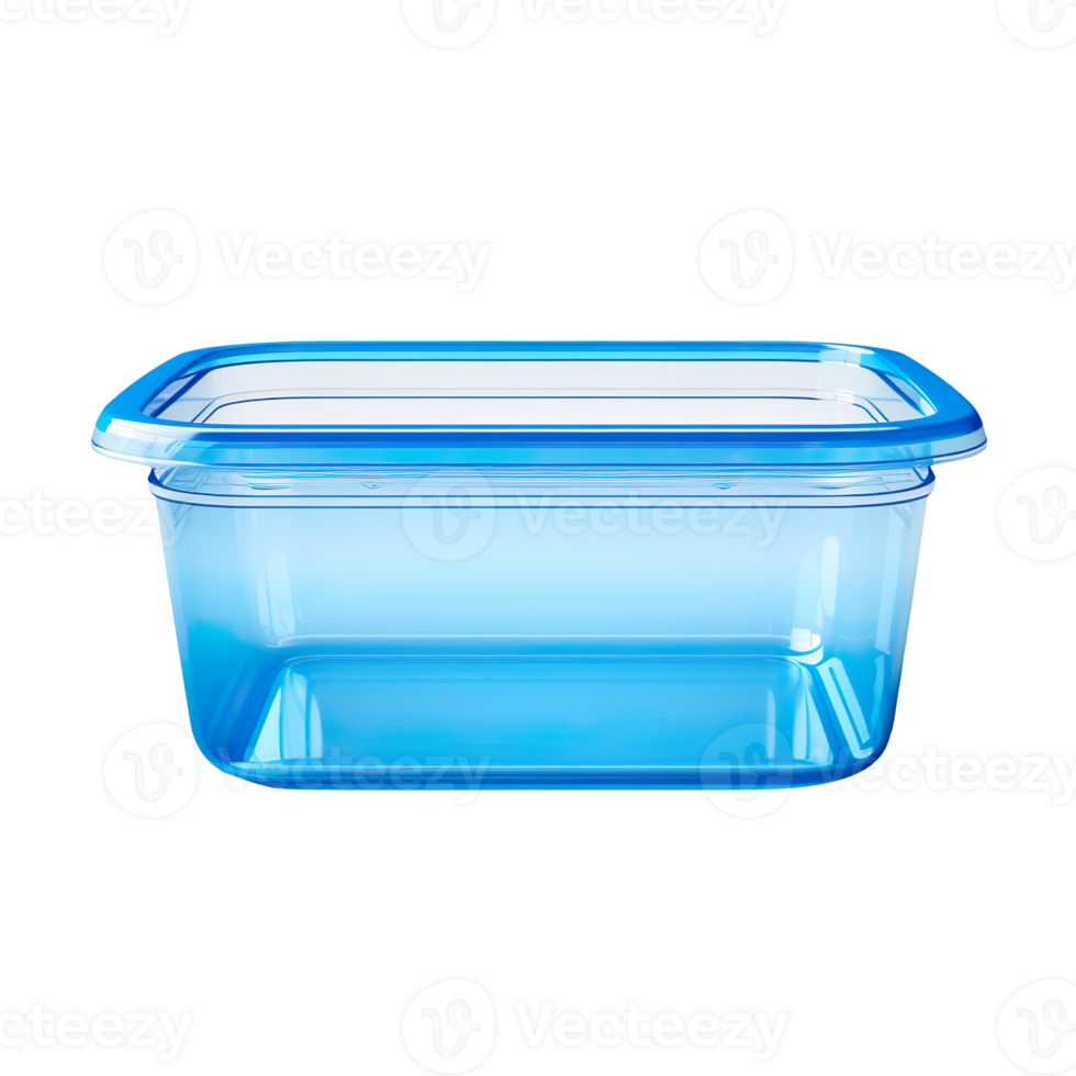 Plastic container isolated on transparent background png