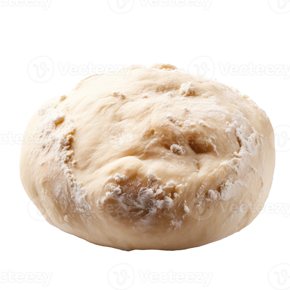 Raw dough isolated on transparent background png