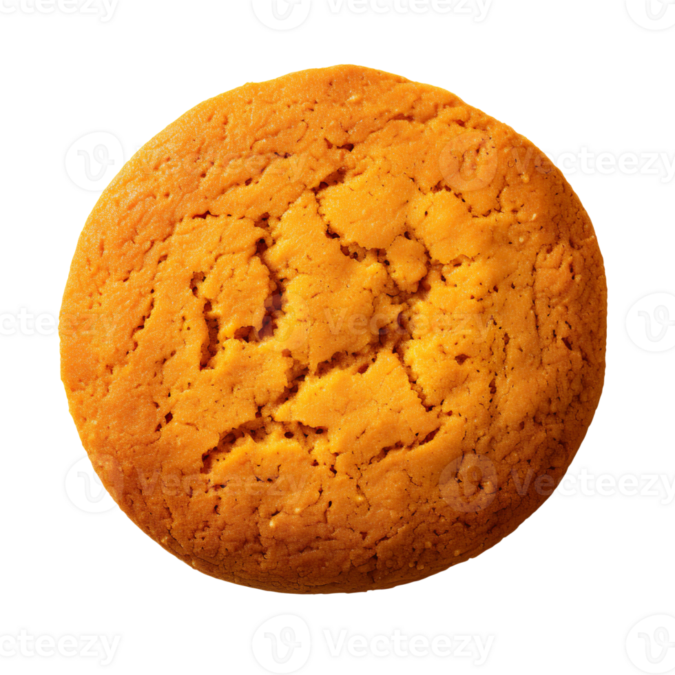 Pumpkin cookie isolated on transparent background png