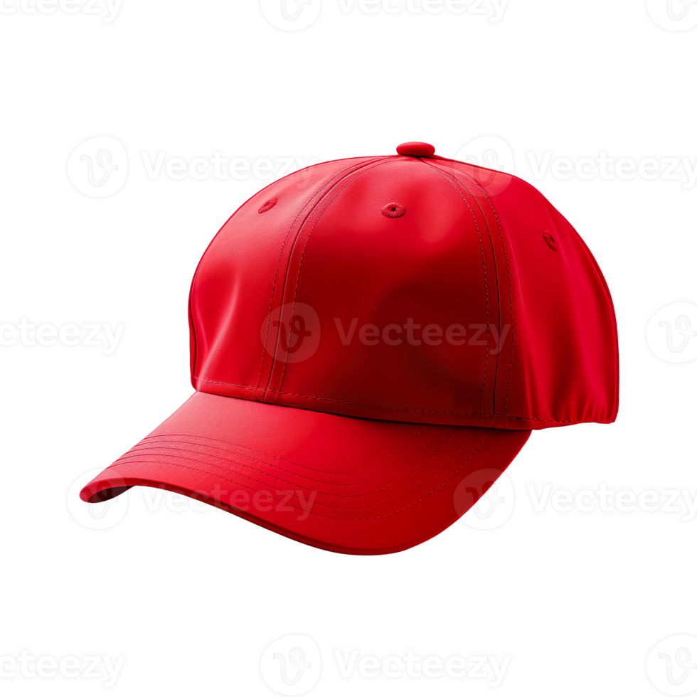 Red cap isolated on transparent background png