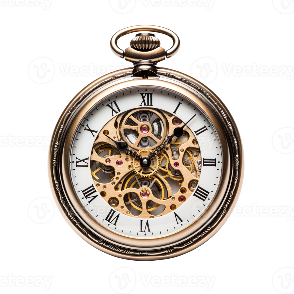 Pocket Watch isolated on transparent background png