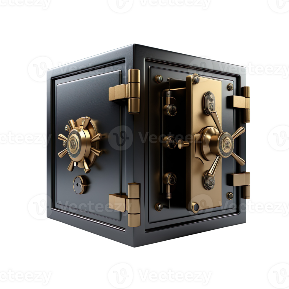 Safe box isolated on transparent background png