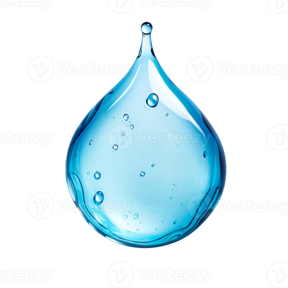 water drop isolated on transparent background png