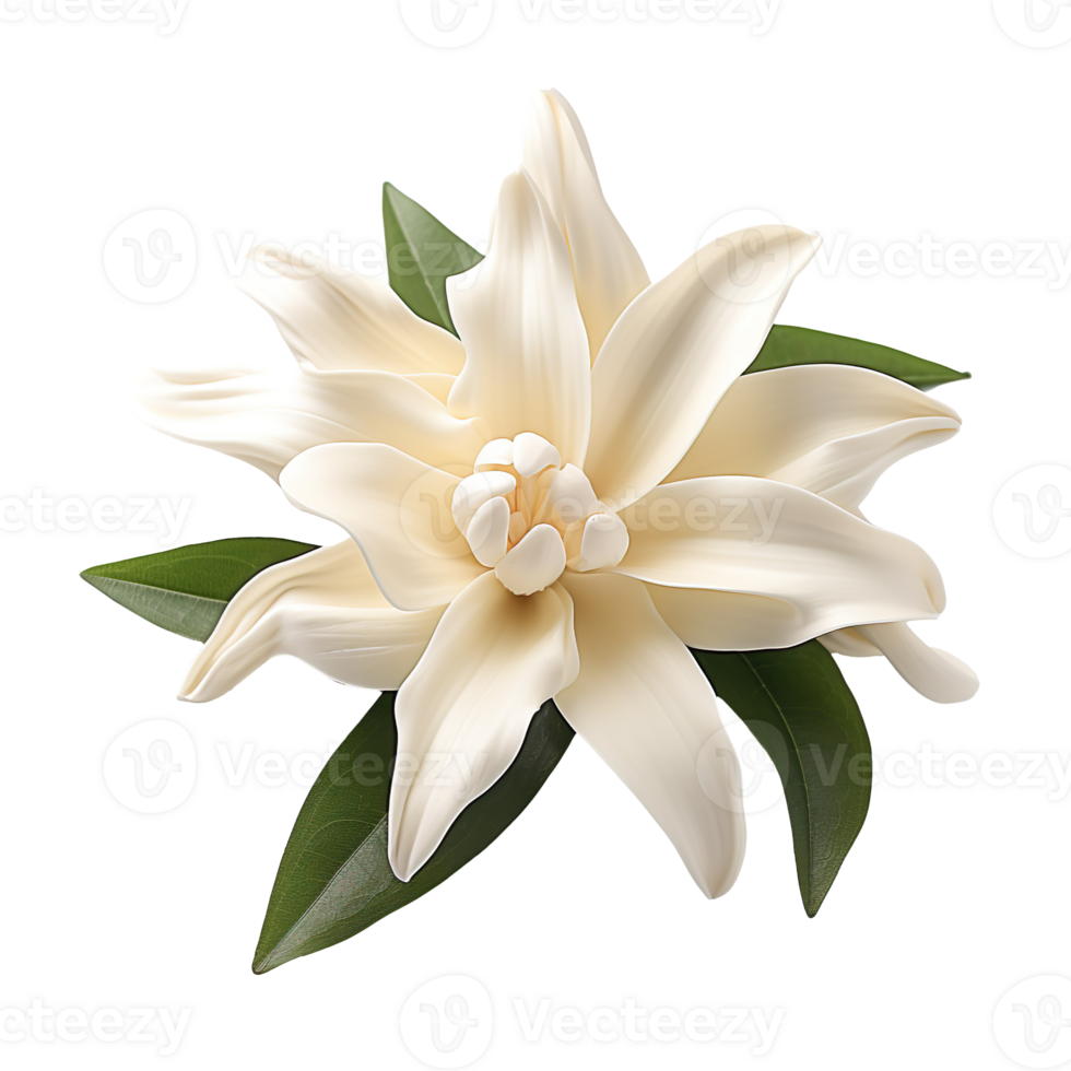 Vanilla flower isolated on transparent background png