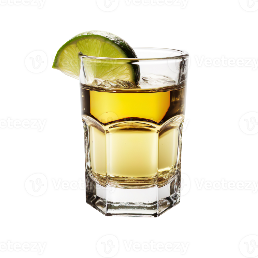 Tequila Shot isolated on transparent background png