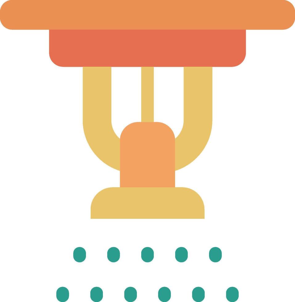 A shower head with dots on it vector