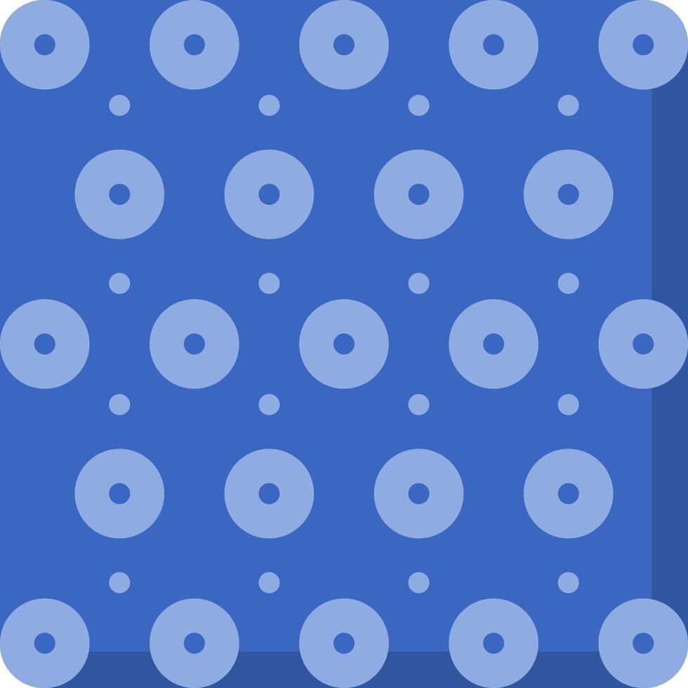Blue and white dots on a square background vector