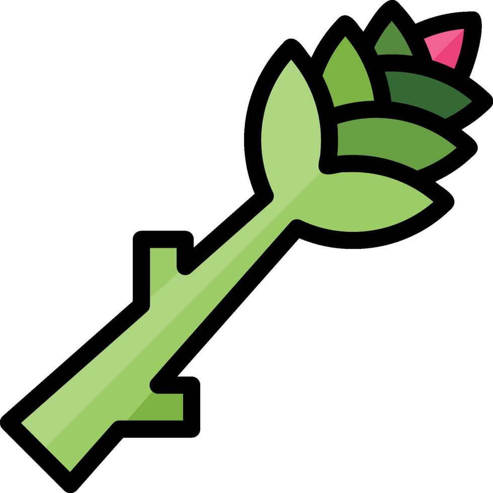 asparagus illustration design.eps vector