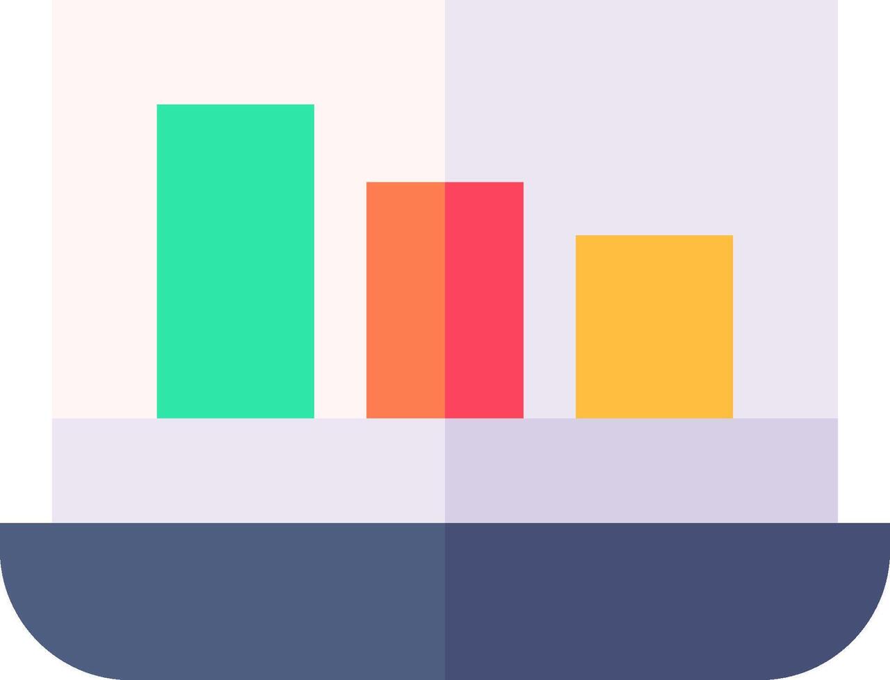 bar chart illustration design.eps vector