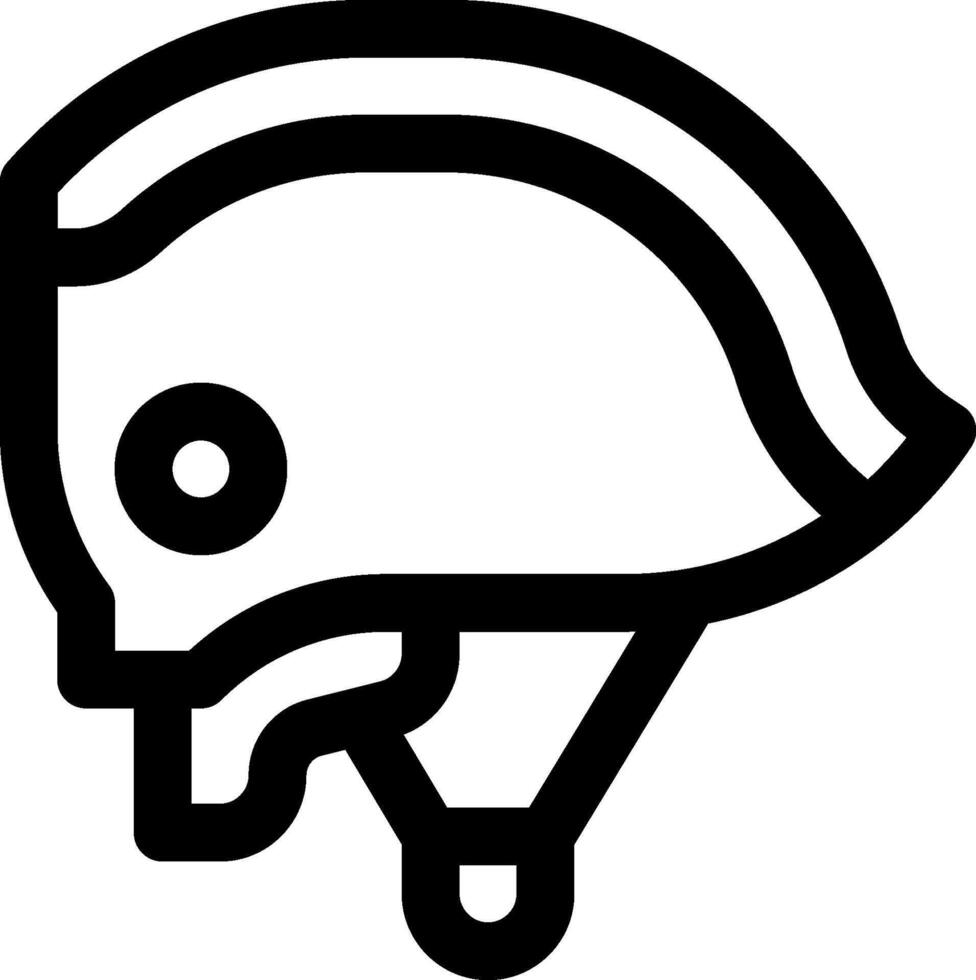 A helmet icon on a white background vector