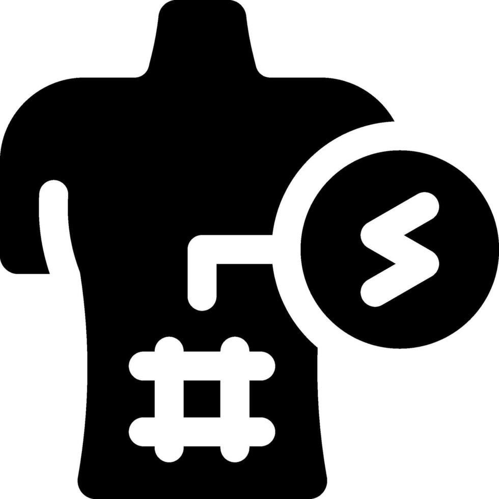 A black and white silhouette of a man with a sign vector