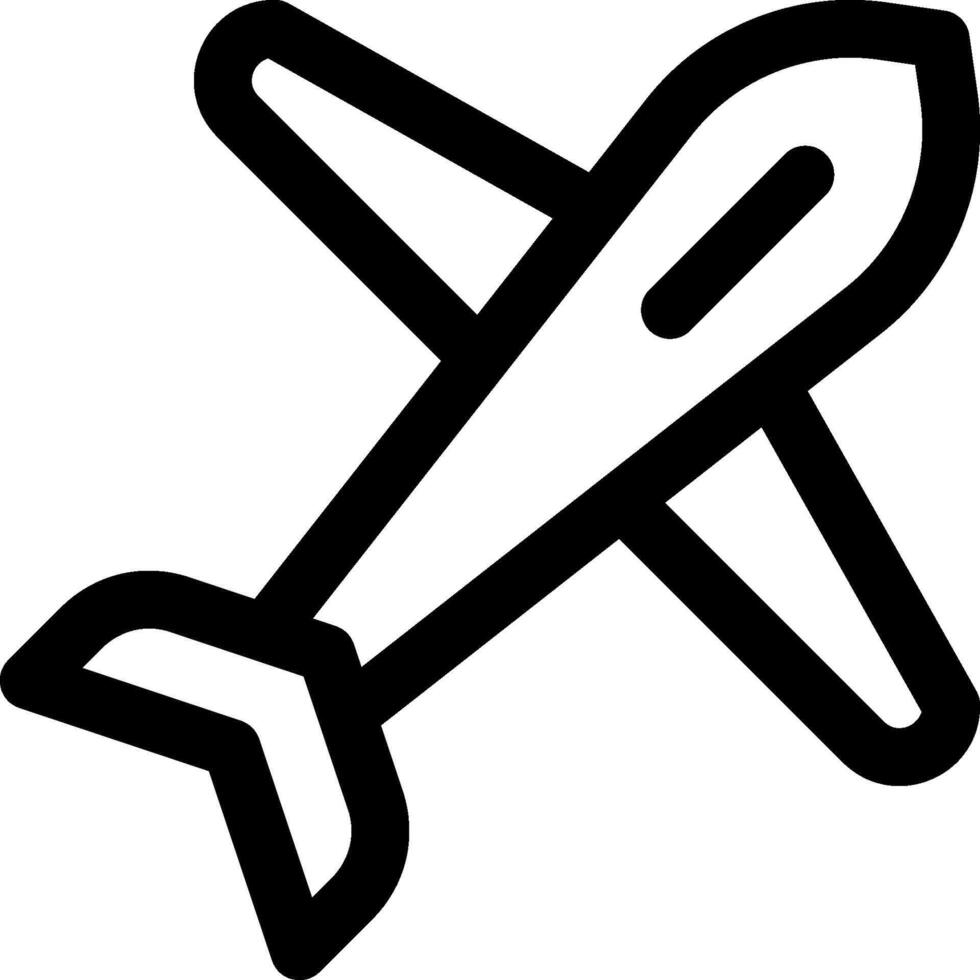 Airplane icon free download vector