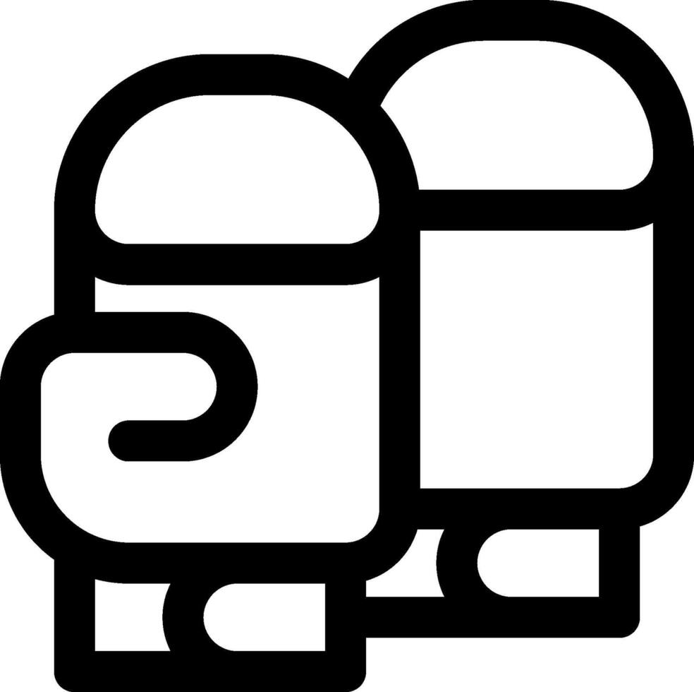 Gloves icon for boxing gloves vector