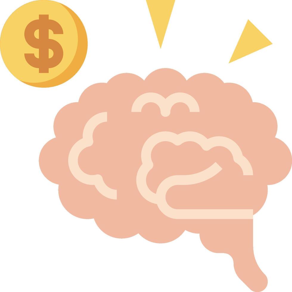 How to make money with your brain vector