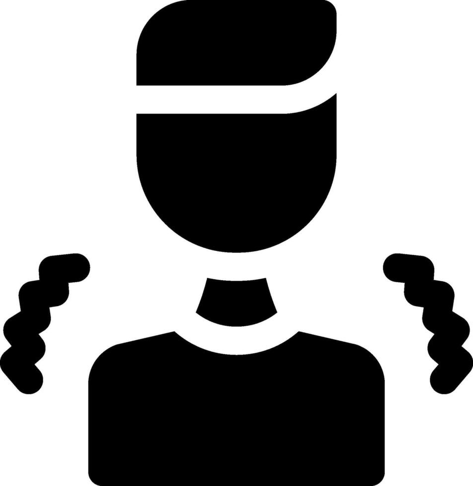 A black and white silhouette of a man with a hat vector