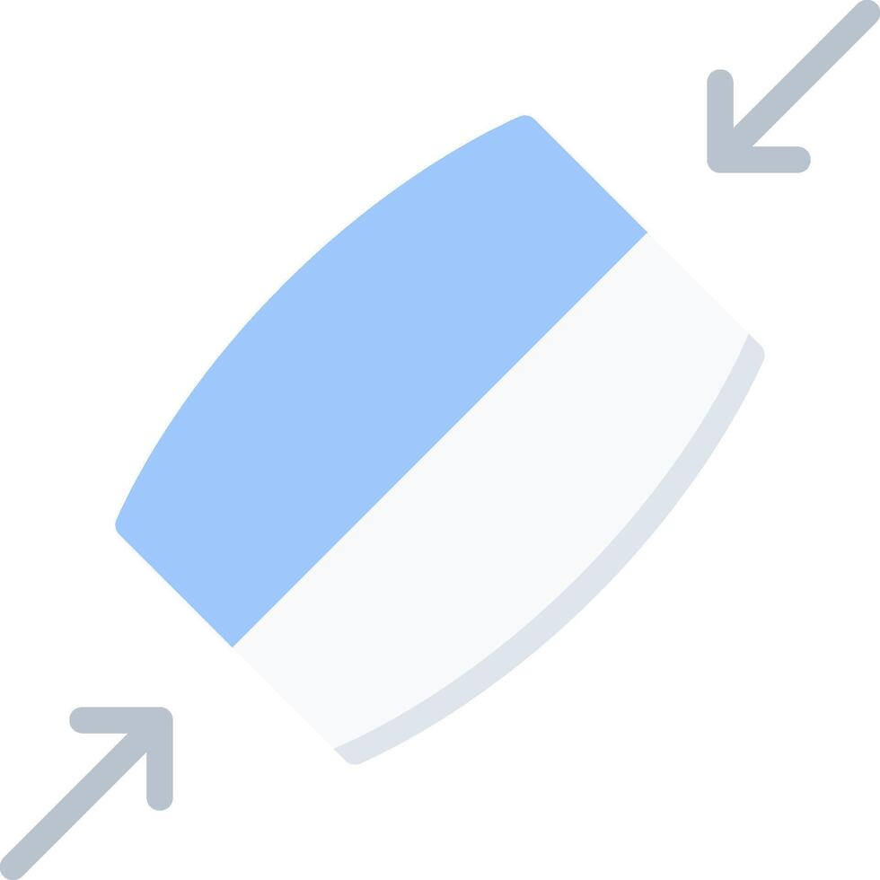 A blue and white circular object with arrows pointing to it vector
