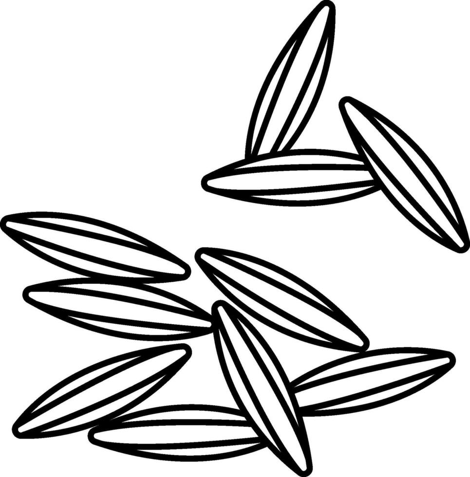 A black and white drawing of a bunch of leaves vector