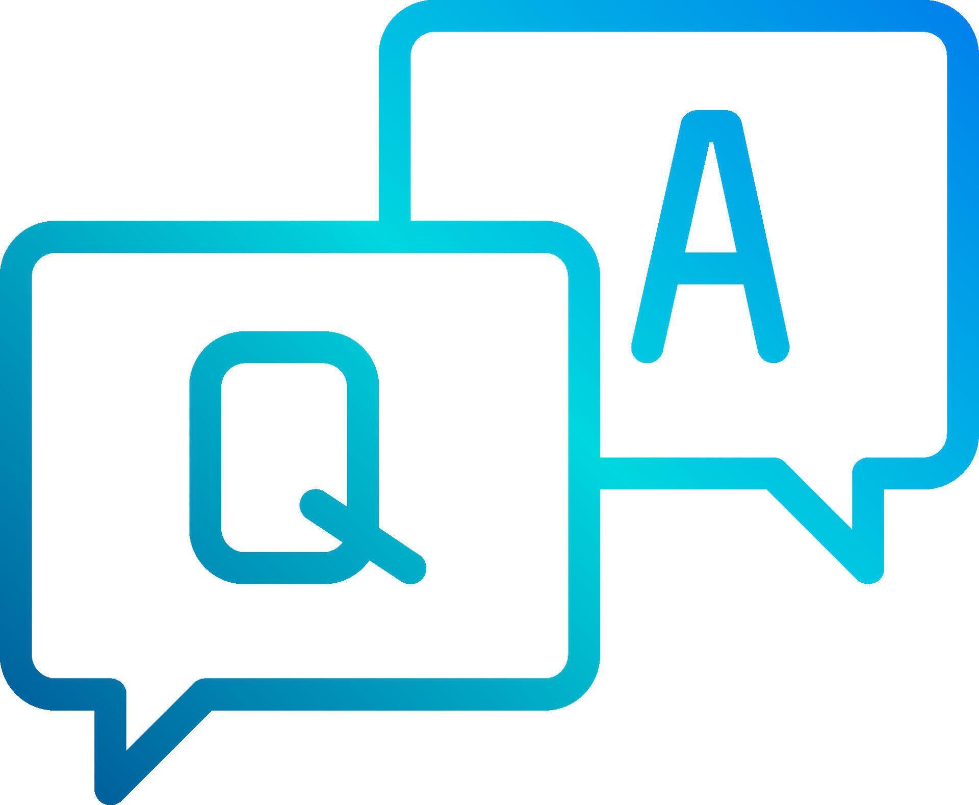 Qa chat logo 50708262 Vector Art at Vecteezy