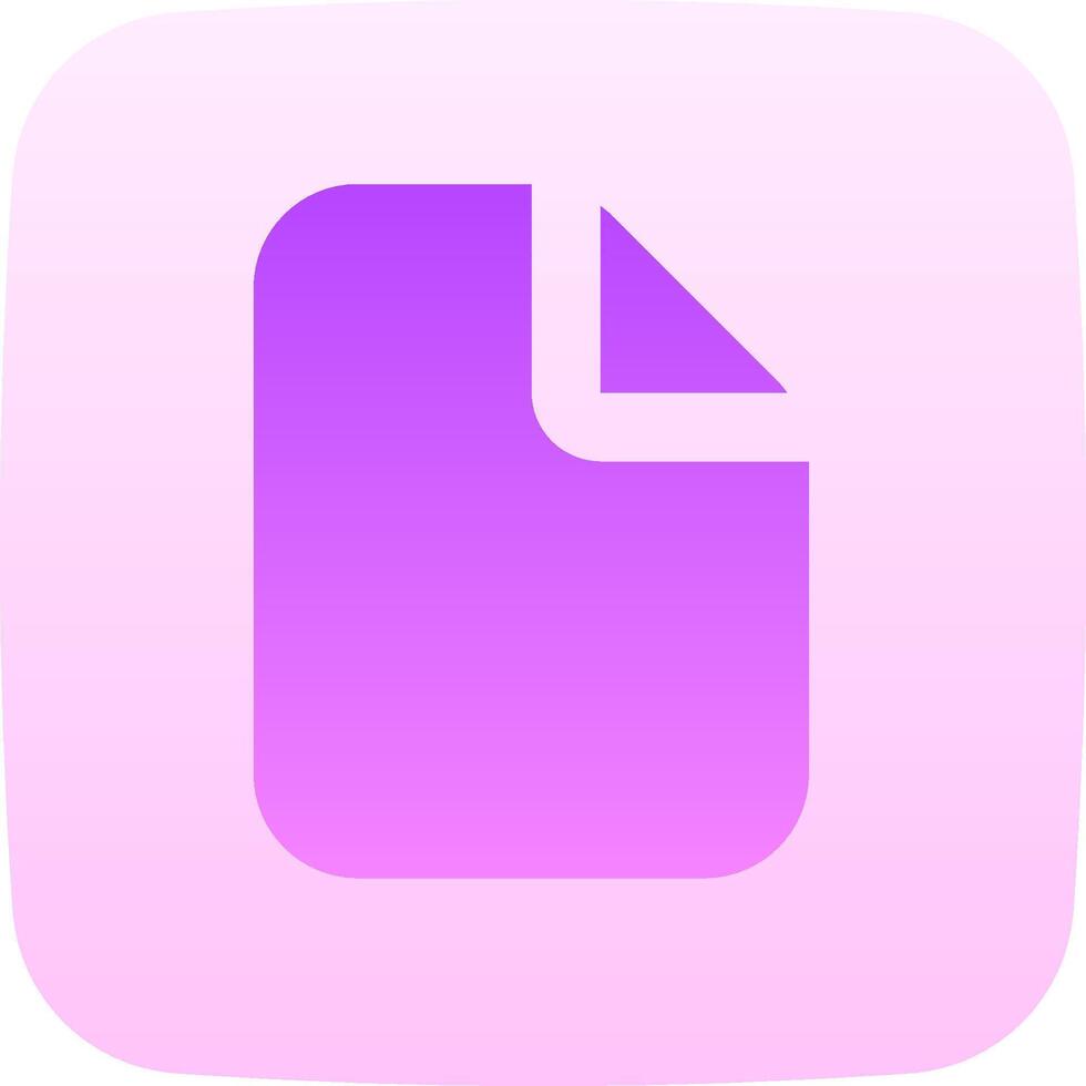 A purple and pink file icon on a white background vector
